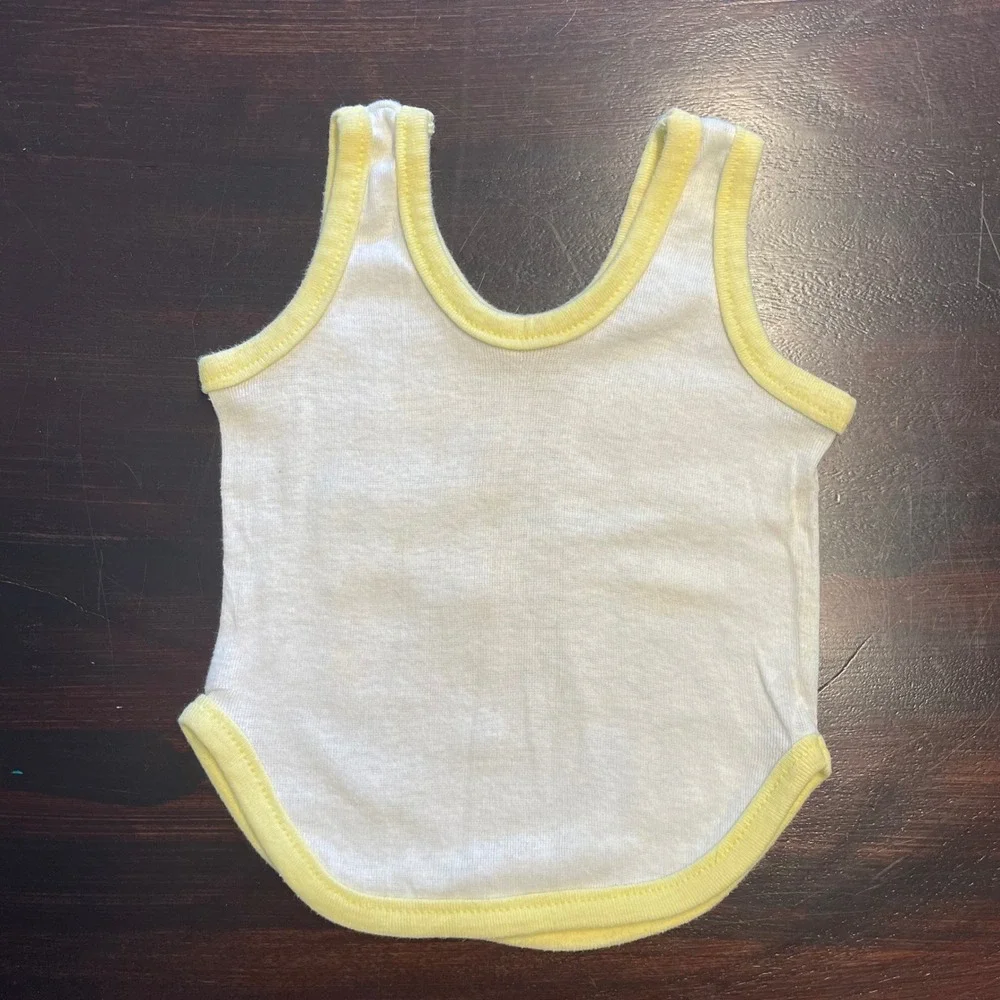 Vintage 1984 Indy 500 Indianapolis Motor Speedway Baby Tank Top White - Picture 2 of 5